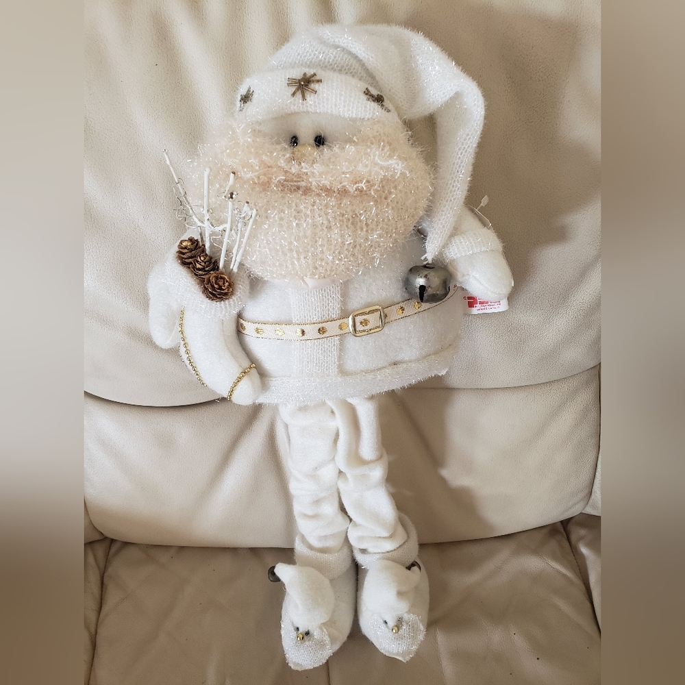 White Plush Santa Doll